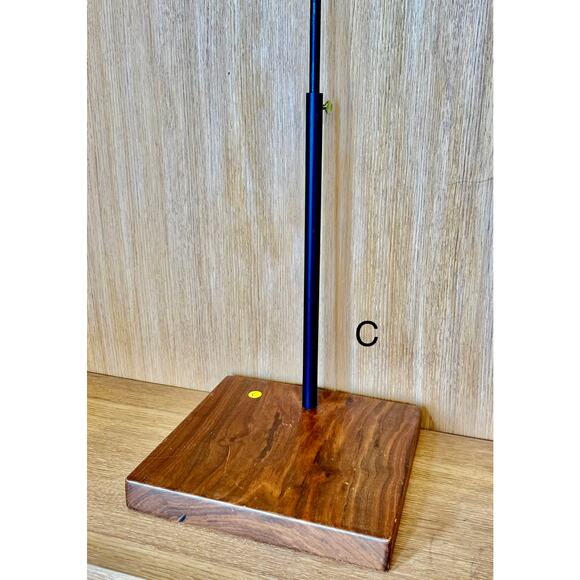 “C” Custom Steel & Wood Retail Display Stand – Adjustable Height - Picture 3 of 5